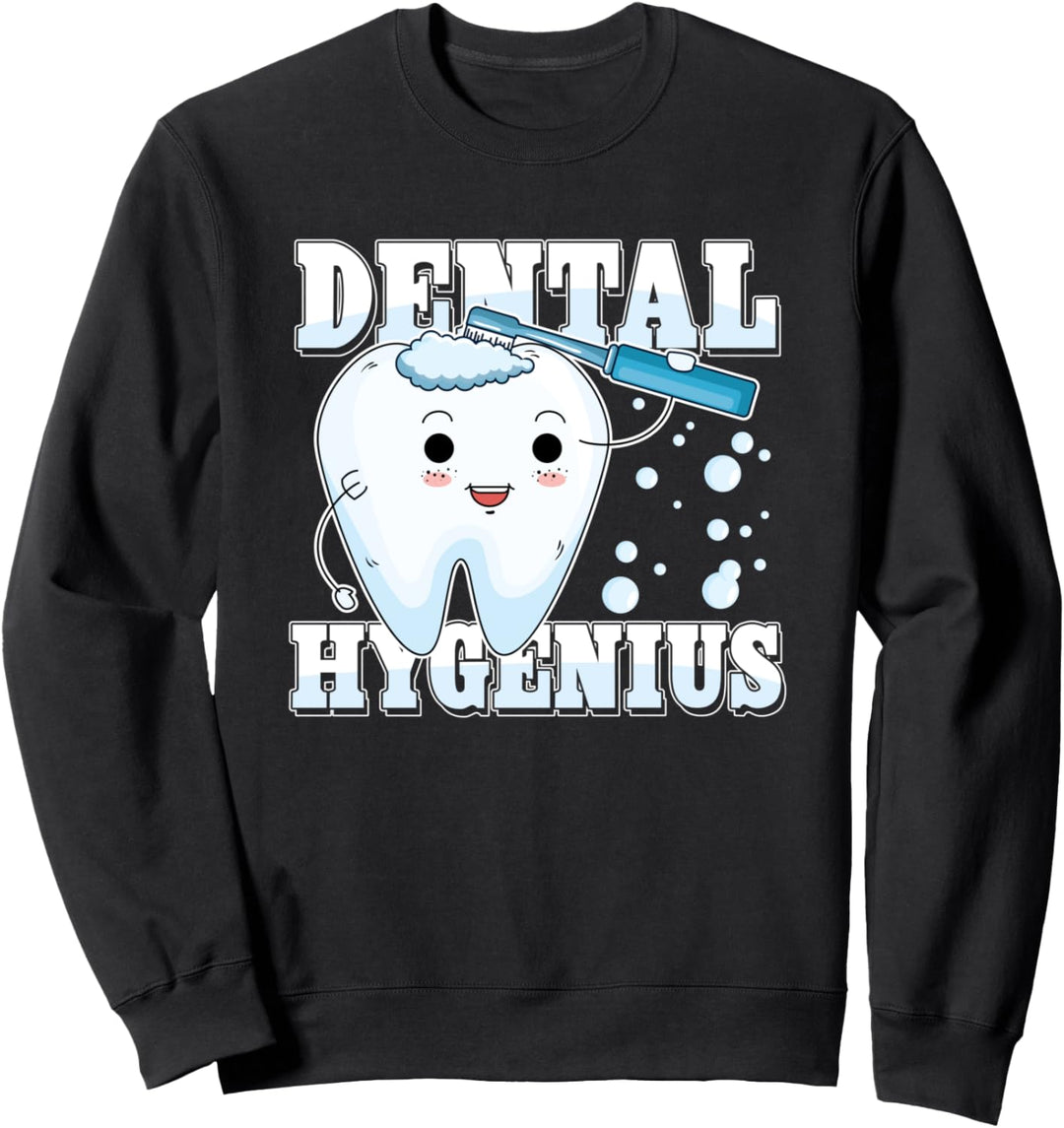 Dental hygenius für einen Zahnarzt und Zahnarzthelferin Sweatshirt