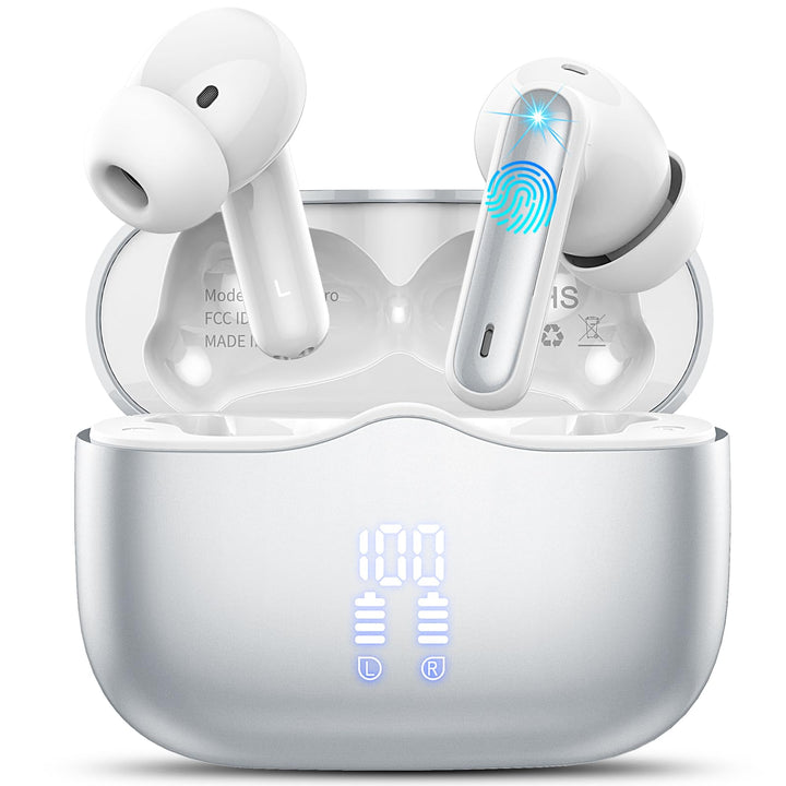xinwld Bluetooth Kopfhörer, Kopfhörer Kabellos Bluetooth 5.3 In Ear Kopfhörer mit 4 ENC Noise Cancel