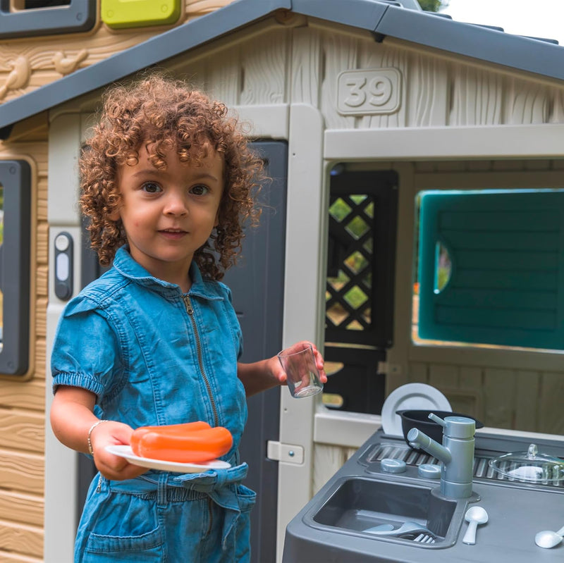 Smoby - Sommerküche Spielhaus Zubehör - 17 Teile