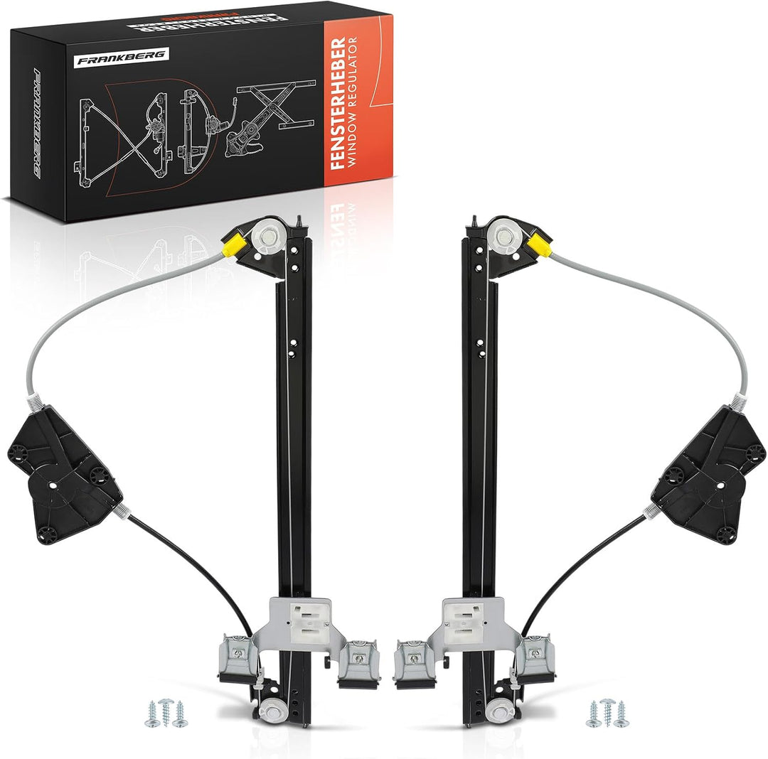 Frankberg 2x Fensterheber Elektrisch Ohne Motor Vorne Links Rechts 72553 | Kompatibel mit Mii KE1 KF