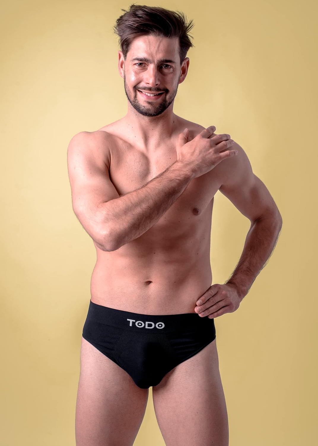 TODO Elastisch Sport Herren Slip (3er Pack) Atmungsaktiv Sportunterwäsche, Unterhosen Männer Slip oh