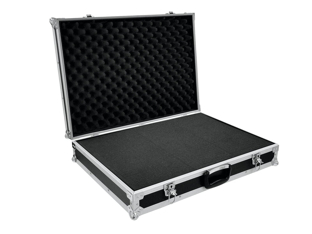 ROADINGER Universal-Koffer-Case FOAM GR-2 schwarz | Flightcase mit flexibler Schaumeinlage und 650 x