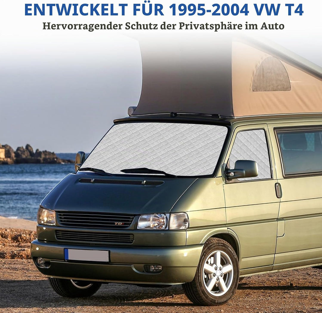 Thermomatte Fahrerhaus passend für VW T4, Luxus Thermomatten Fahrerhaus Innen Temperaturkontrollschu