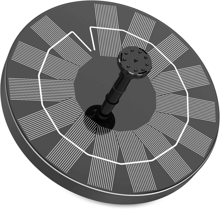 AISITIN 3.5W Solarbrunnen für Draussen (φ180mm) Solar Springbrunnen für Aussen mit 4 Stützstangen So