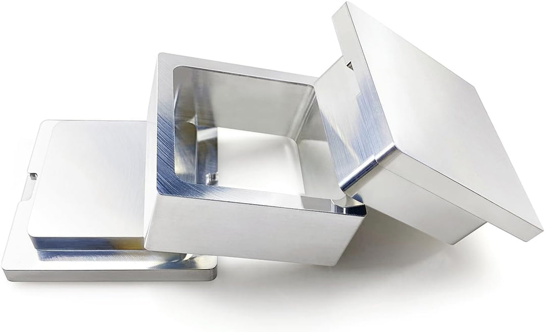 LTQ Vapor 6.3x6.3 cm Quadratische Kolophonium Pre Press Mold, Vorpressform aus Metall für die DIY-Ex