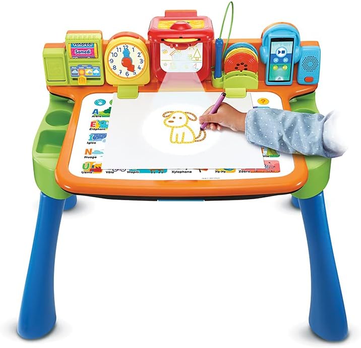 VTech Interaktiver Schreibtisch, Kunststoff, Mehrfarbig
