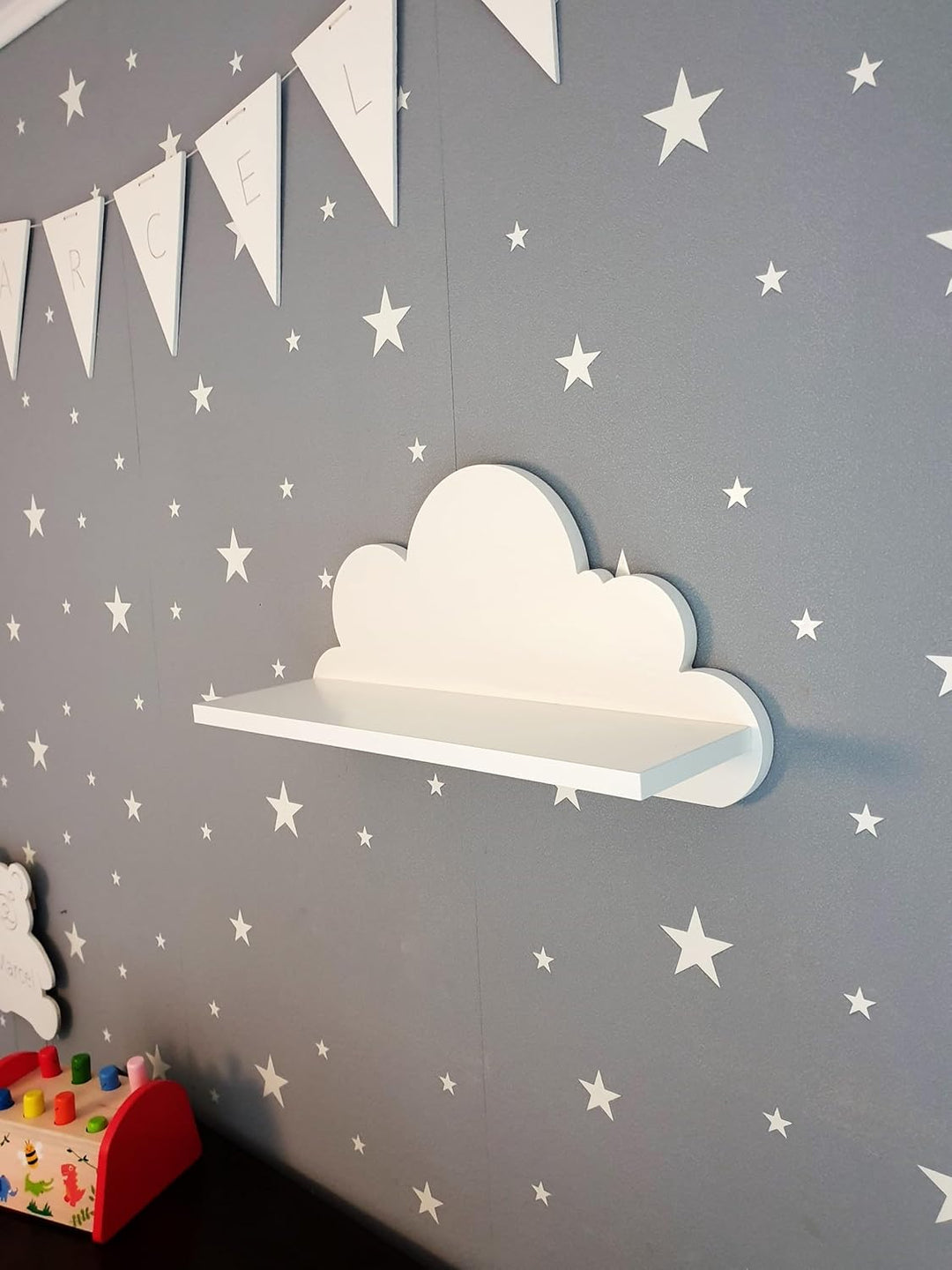 MOLILAND Wolke Wandregal, Ibiza - Prestige-Klasse für Kinderzimmer