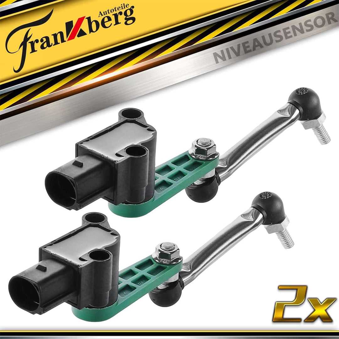 Frankberg 2x Niveausensor Höhensensor Hinten Kompatibel mit T-o-u-a-r-e-g 7P5 7P6 3.0L-4.2L 2010-201