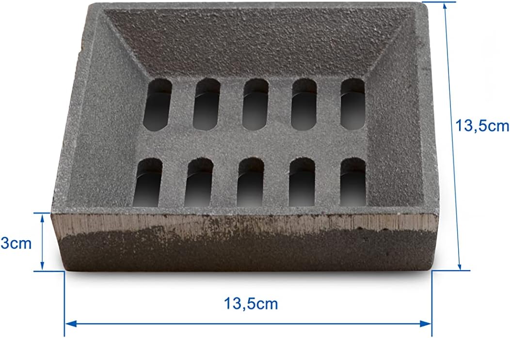 Feuerrost Ascherost Kaminrost 13,5 x 13,5 cm für Oranier von Ihrem Grillrostprofi.