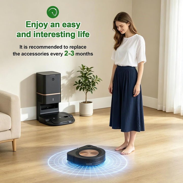 Zubehör-Kit für Irobot Roomba s9+ (9550) s9 9550 Roboter-Staubsauger Ersatzteile 18 Packungen 2 Sätz