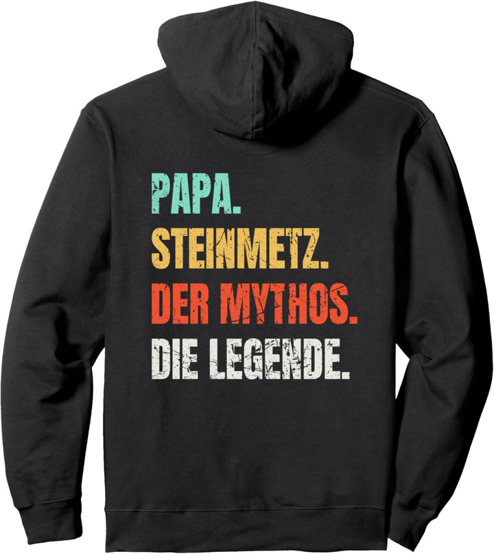 Papa Steinmetz Der Mythos Die Legende Vintage Spruch Pullover Hoodie