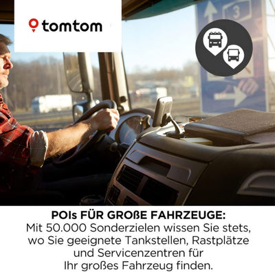 TomTom LKW Navigationsgerät GO Professional 620 (6 Zoll, Sonderziele und Routen, Stauvermeidung dank