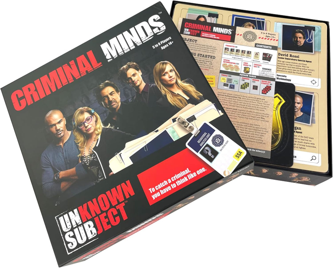 PlayMonster Criminal Minds Unknown Subject - Unsub - Schnellspannendes Social Deduction Spiel - Spie
