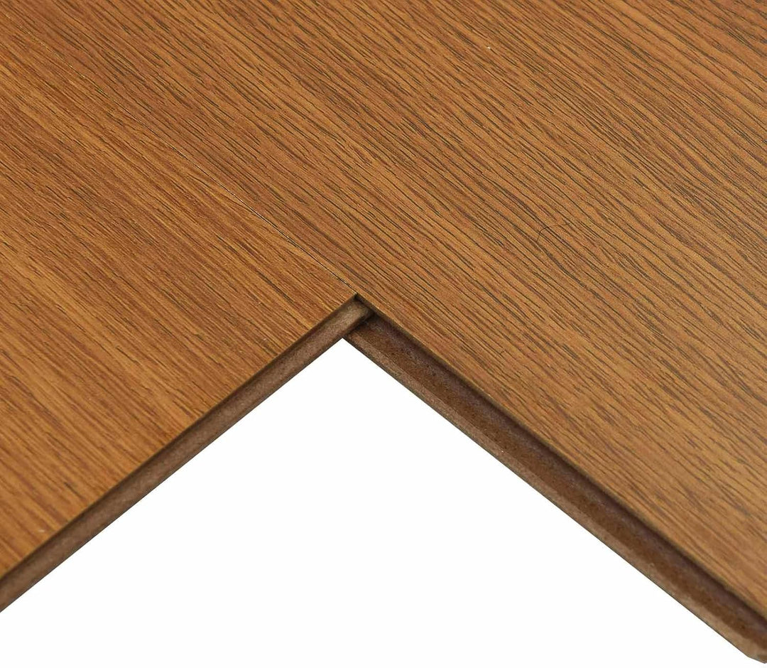 Laminatboden Goldgelb Holzwerkstoff 101 x 20 x 0,8 cm, Klicksystem ohne Kleber, 5 Planken für Wohnbe