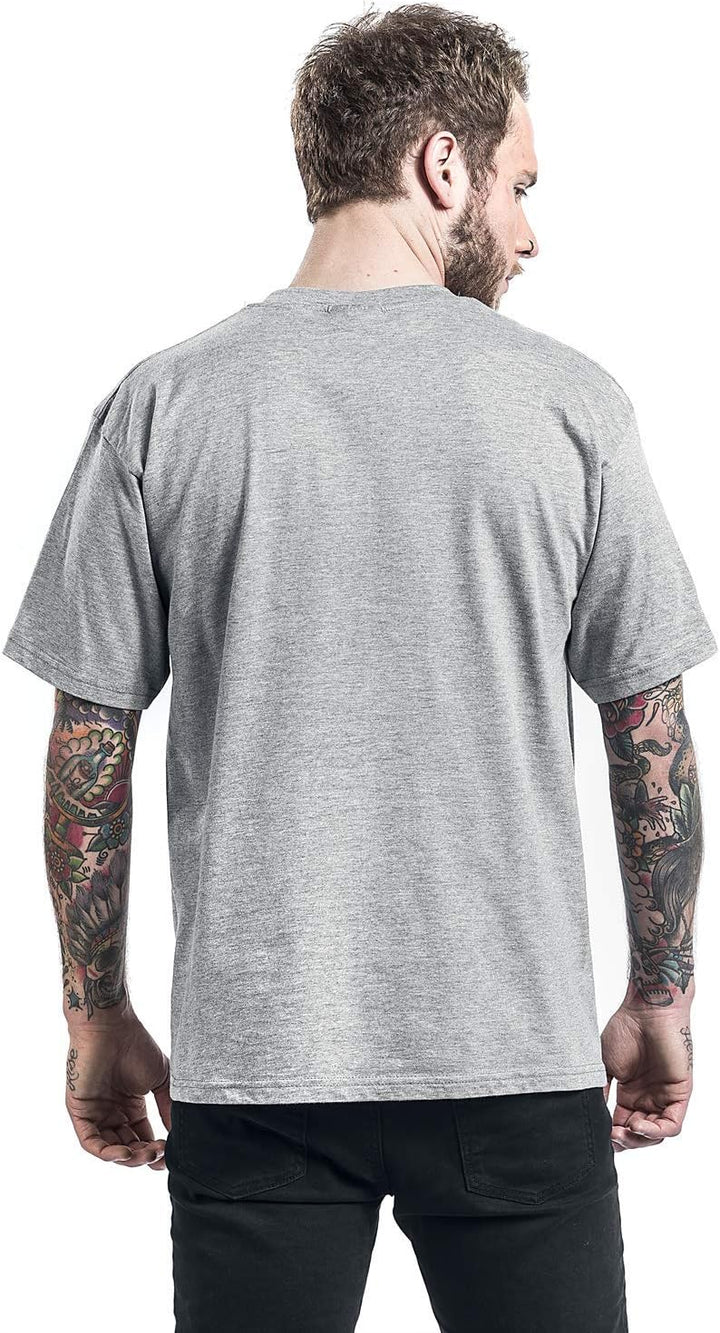Bioworld EU Herren Marvel Comics Avengers T-Shirt XL Grau (Grau Grau), XL Grau (Grau Grau)