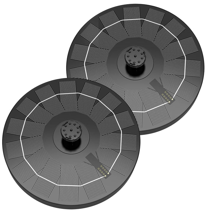 AISITIN 2.5W Solarbrunnen für Draussen Solar Springbrunnen für Aussen mit 6 Effekte Teichpumpe Solar