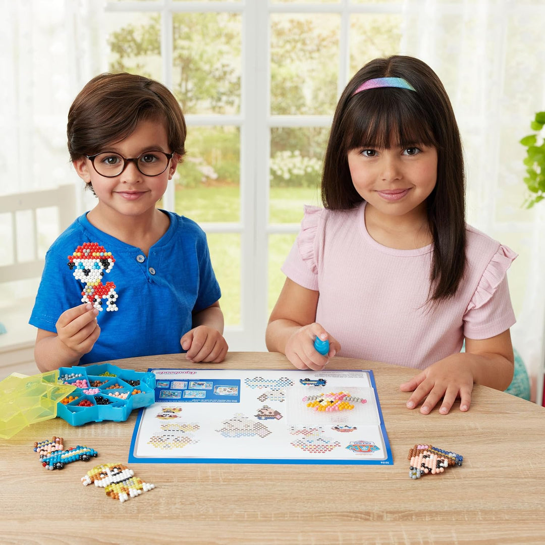 Aquabeads 35126 Paw Patrol Mega Bastelset, Wasserperlen Kreativset mit Paw Patrol Charakteren, Rubbl