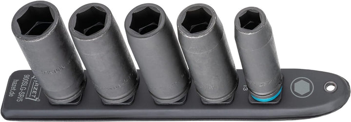 HAZET Steckleiste 900Slg-SR/5 | Smart-Rail mit magnetischer Unterseite, 5 Steckplätze, Antrieb: Vier