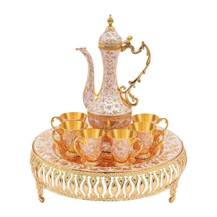 Vintage Türkisches Kaffeekannen-Set,Türkisches Teeset, Tee-Set Tee Oder Kaffee, Türkisches Tee-Set M