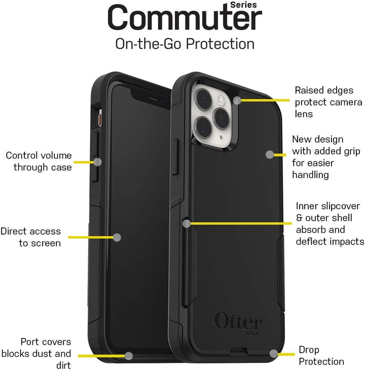 OtterBox Commuter Series Schutzhülle für iPhone 11 Pro Max, Motiv CUPIDS WAY (Rosémarine-Rosa/Pflaum