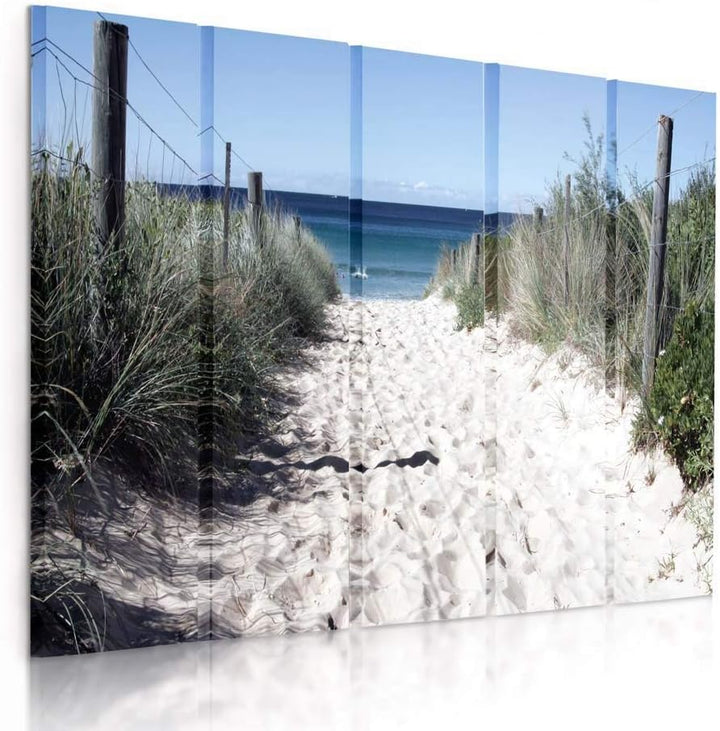 Feeby Bilder 5 Teile Düne 200x100 cm Typ C Wohnzimmer Schlafzimmer Büro Flur Küche Wandbilder Modern