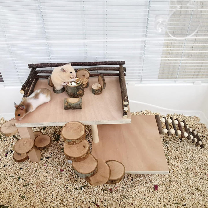 Hamster Spielzeug, Meerschweinchen Spielzeug, Kaninchen Zubehör, Kaninchen Spielzeug für Hamster Mee