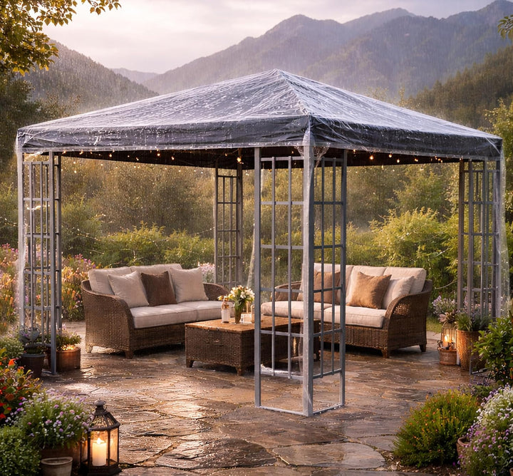 QUICK STAR Pavillon Schutzhaube 3x3m Wasserdicht