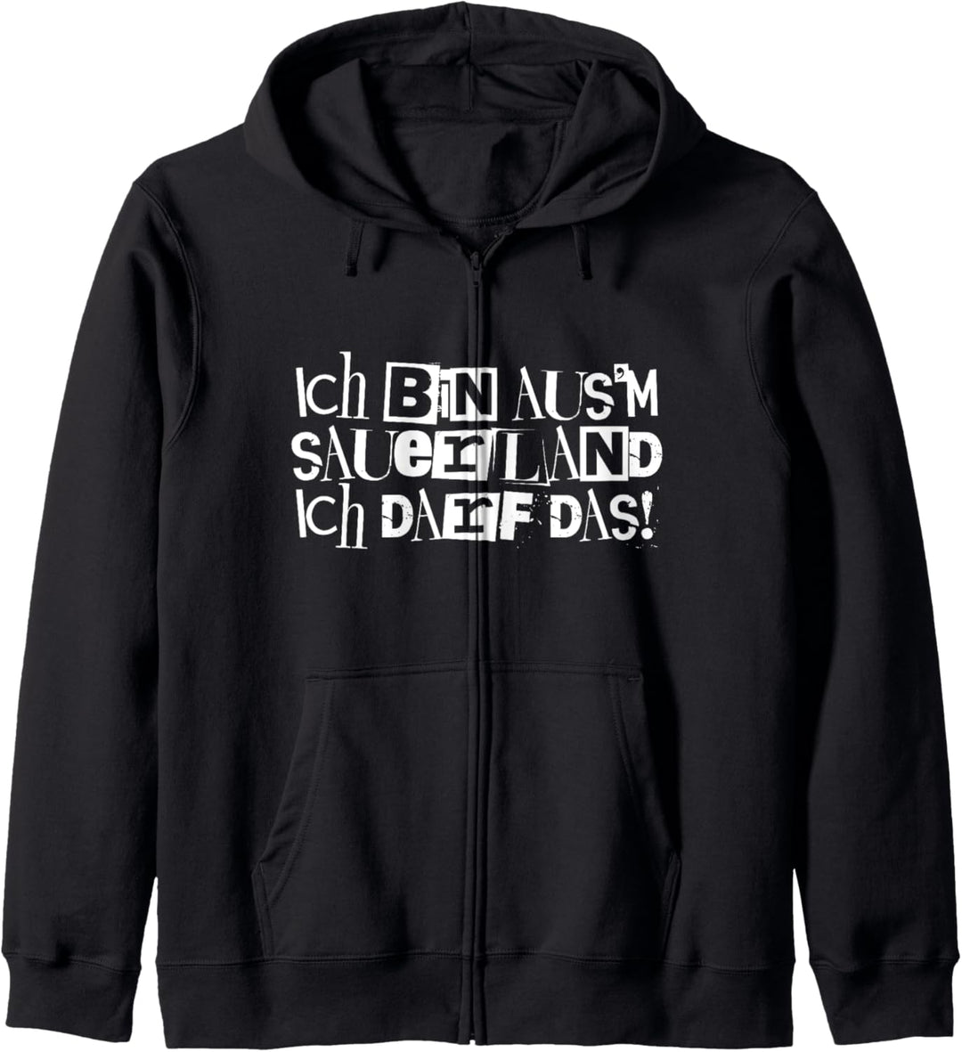 Sauerland - cooler Spruch Kapuzenjacke