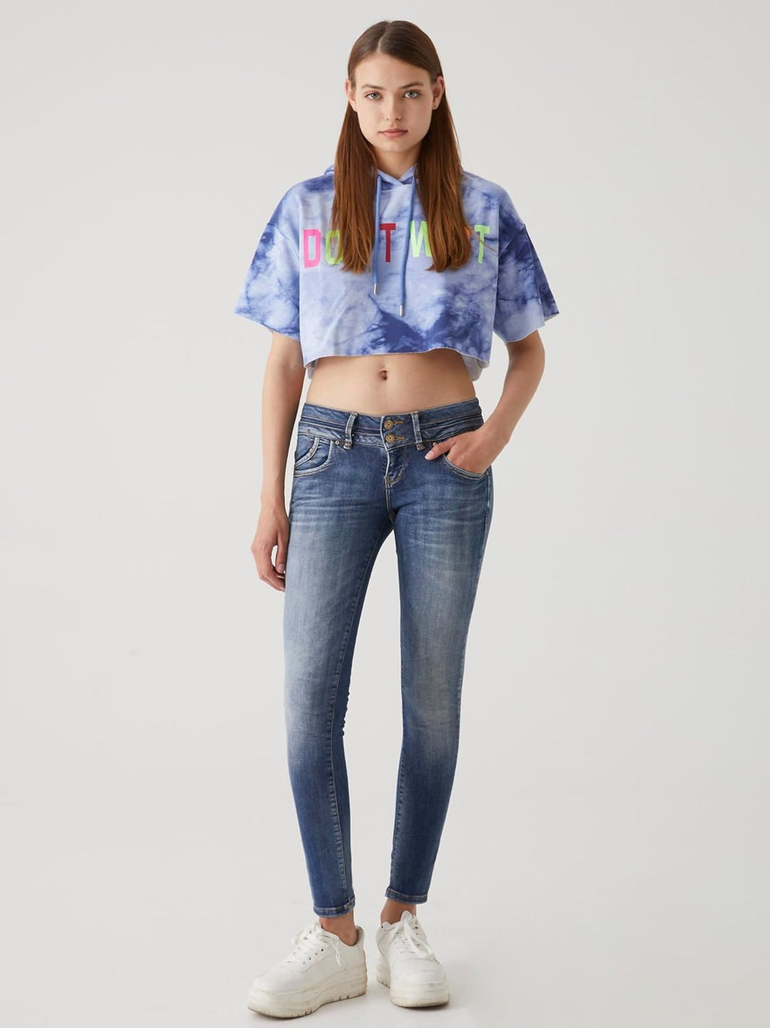 LTB Damen Jeans Julita X Extra Skinny Fit - Blau - Mitena Wash W24-W34 Baumwolle 25W / 36L Gaila Und