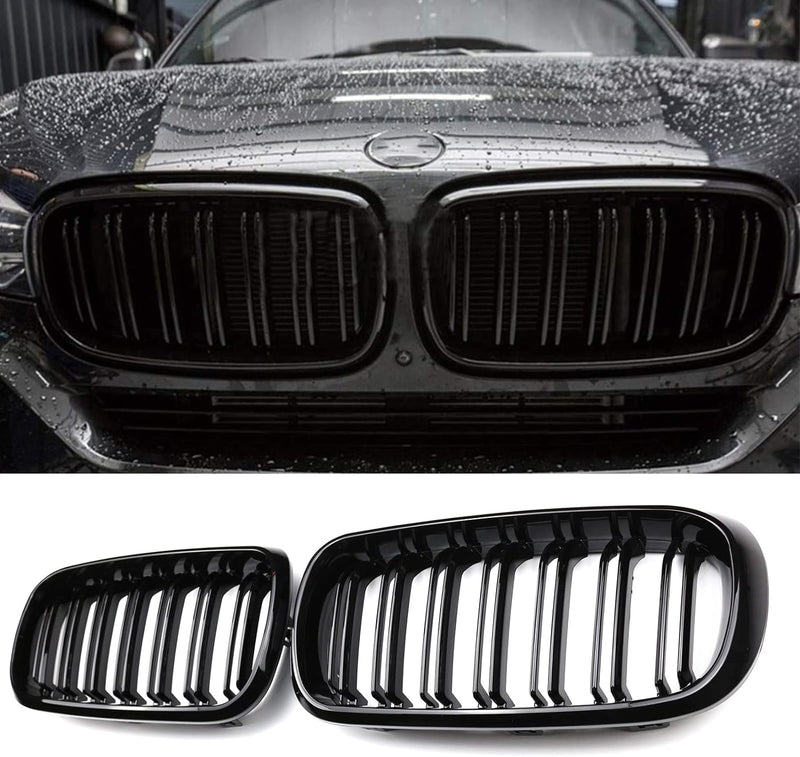 TOPTHAN Kühlergrill Passend für BMW F15 X5 35i 35iX 35dX 40eX 50iX (xDrive) (2014-2018) F16 X6 35i 3