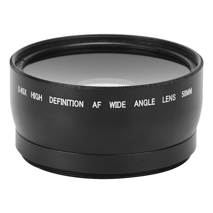 Zerodis 58 Mm Weitwinkel -Makroobjektiv, 0,45x Vergrösserung Makroobjektiv Universal Professional Ca