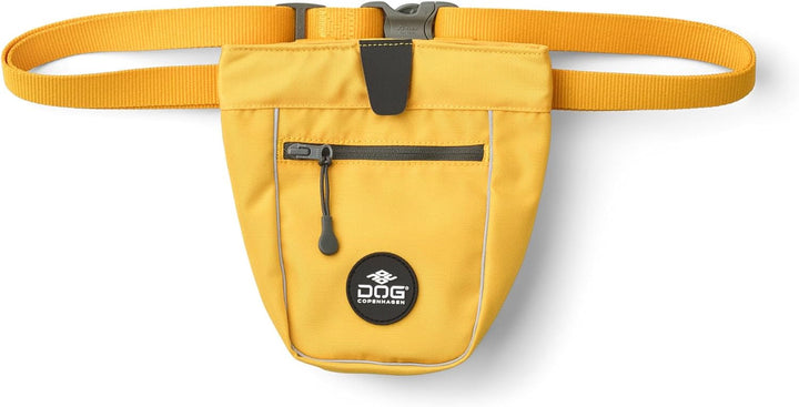 DOG Copenhagen Go Explore Leckerli-Tasche mit Kotbeutelspender, Lemon, One Size Einheitsgrösse Gelb,