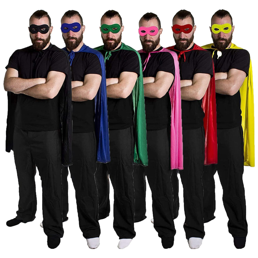 Erwachsene Superhero Cape und Masken perfekt für jeden Hero oder Bösewicht Fancy Dress Party für Her