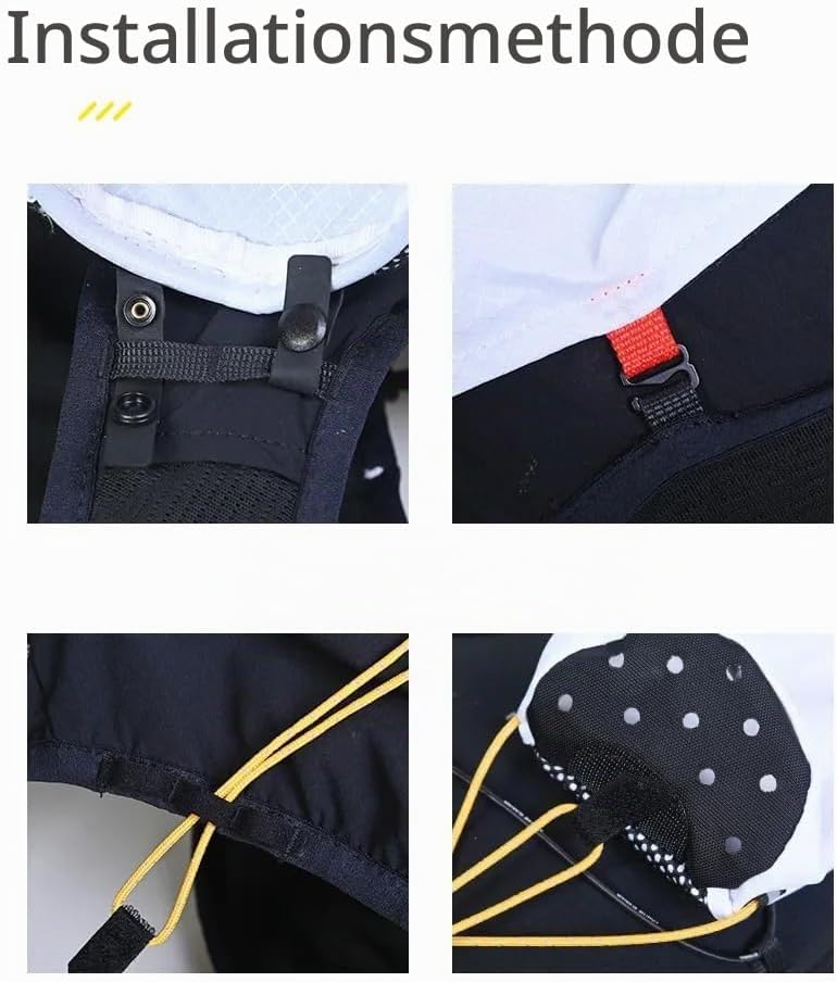 Leichte Externe Wandern Stange Lagerung Tasche Fischknochen Tasche Öffnung Anziehen Buggy Tasche aon