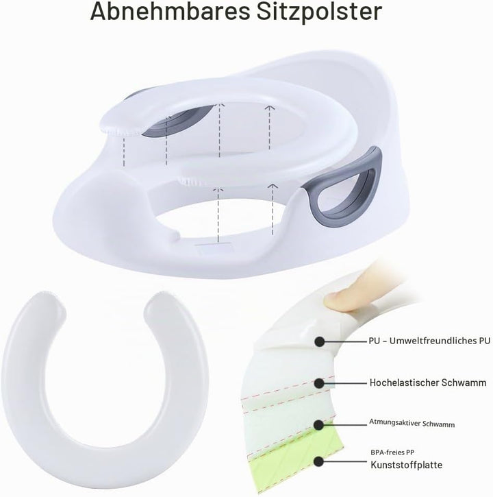 Töpfchen Training Sitze, Toiletten-Sitz für Kinder, Töpfchen trainer für Jungen und Mädchen, seitlic