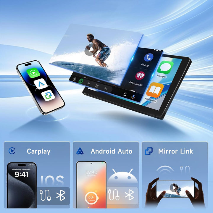 Hodozzy 4GB+128GB Android Autoradio für Chrysler 300 300C 2004-2011 mit Carplay Wireless Android Aut