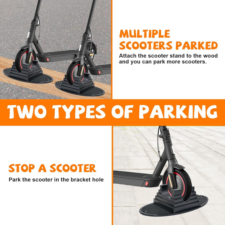 2 Stück Universal Scooter Stand Stabiler Stunt Scooter Ständer für 95-120mm Räder Leicht Tragbar für