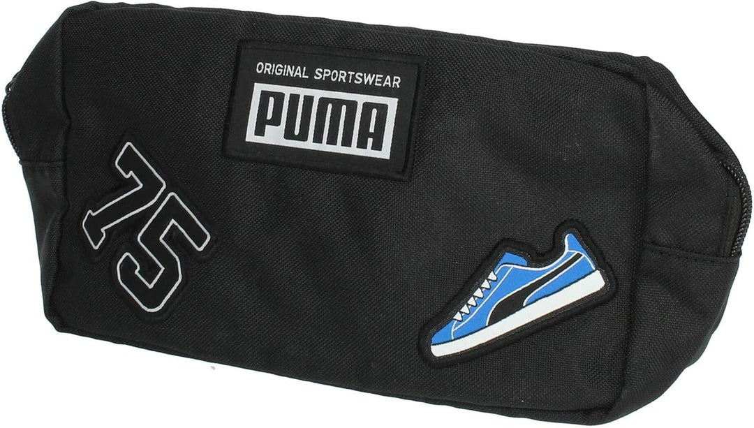 PUMA Patch Pencil Case Sporttasche, Erwachsene, Unisex Einheitsgrösse Puma, Schwarz, Einheitsgrösse