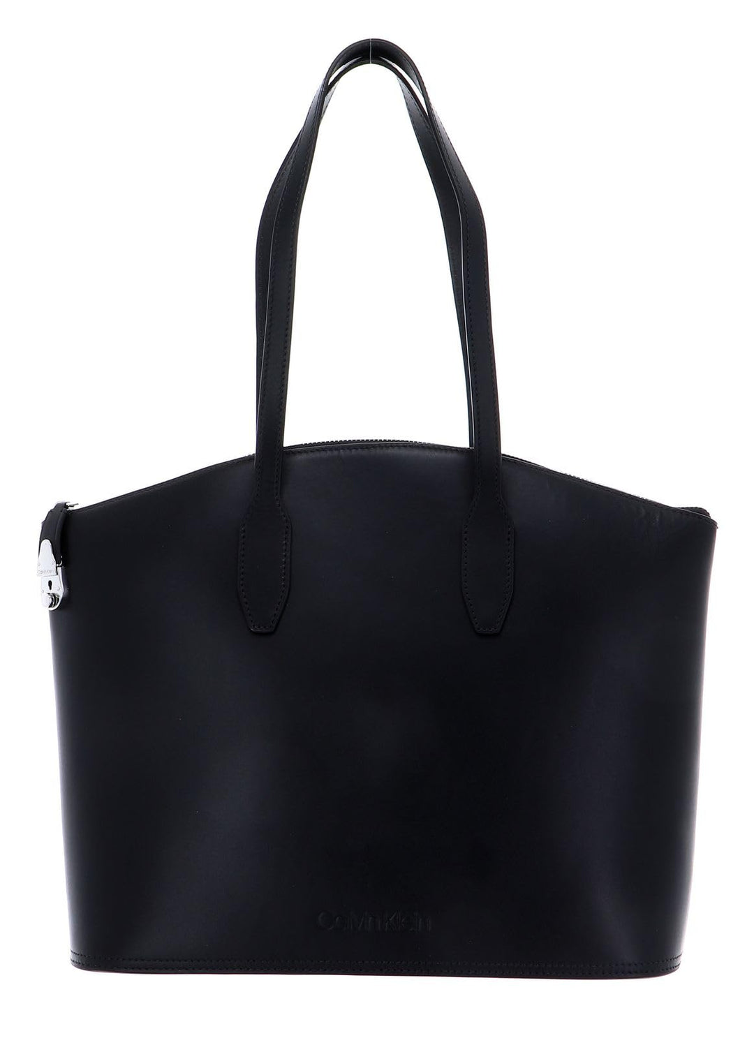 Calvin Klein Lock Domed Shopper Black