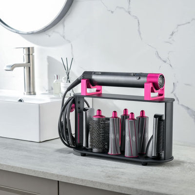 simpletome Halterung für Dyson Lockenwickler Aluminium Ständer Badezimmer Aufbewahrungsgestell für D