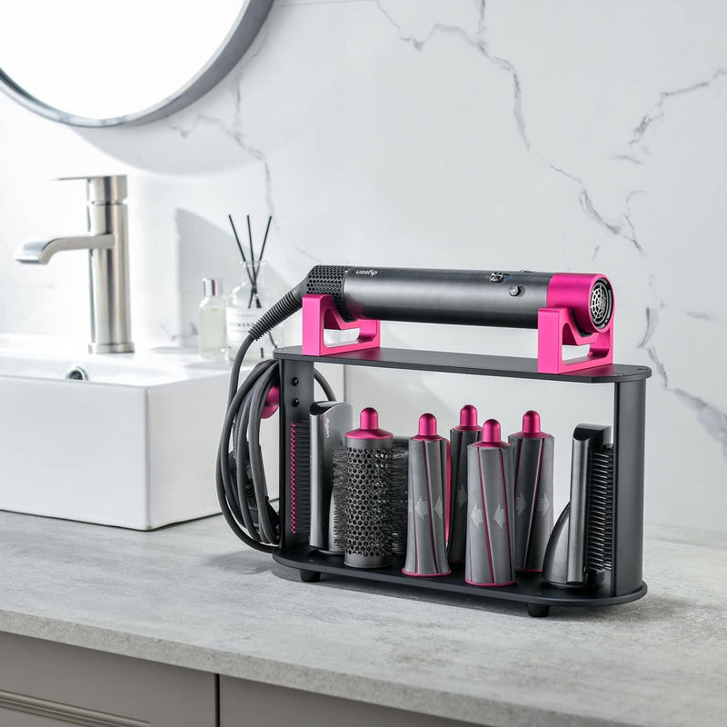 simpletome Halterung für Dyson Lockenwickler Aluminium Ständer Badezimmer Aufbewahrungsgestell für D