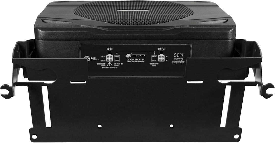 ESX QXF201P - 20 cm (8”) Subwoofer-System PASSIV kompatibel mit FIAT Ducato | incl. Montagekonsole |