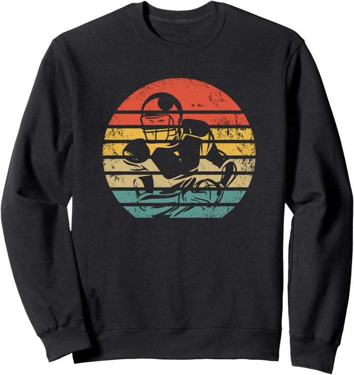 Retro American Football Spieler Geschenk - Vintage Sweatshirt