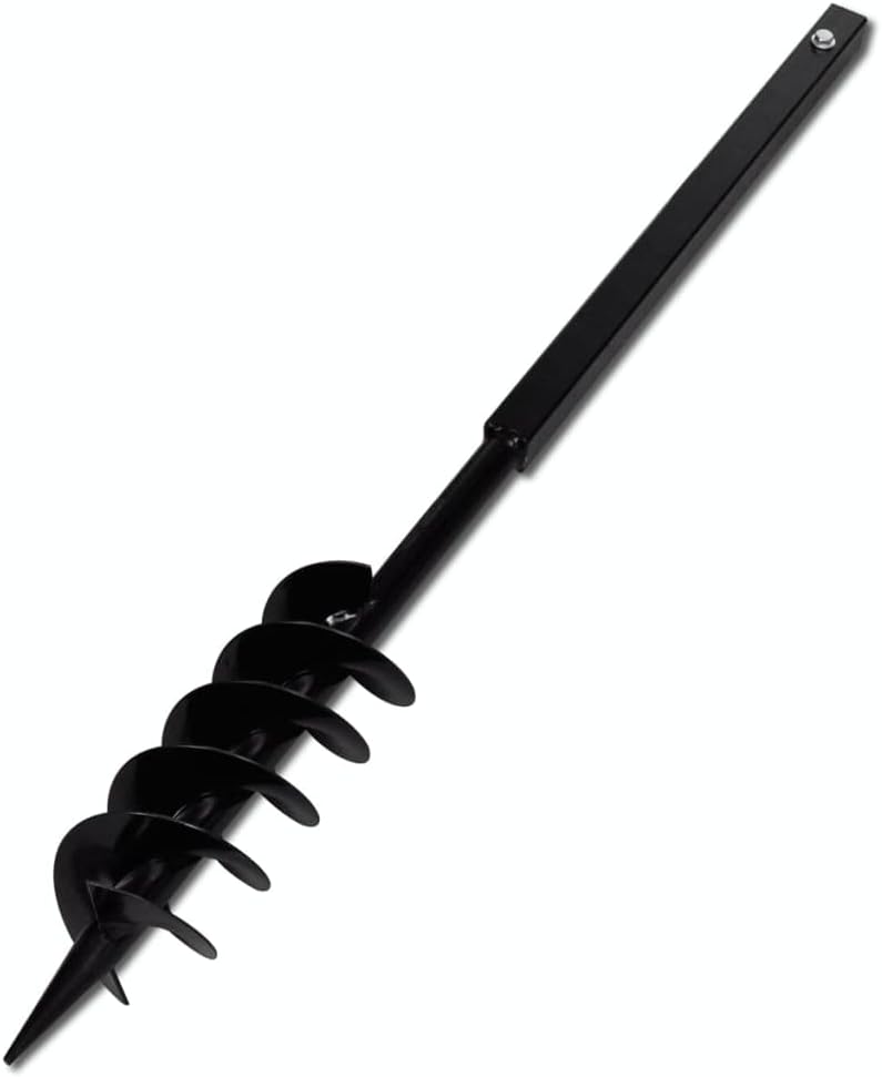 Bohrer mit Griff 100 mm Benzin Erdbohrer für Bohrmaschine Garten Handbohrer Bodenbohrer Erdbohrgerät