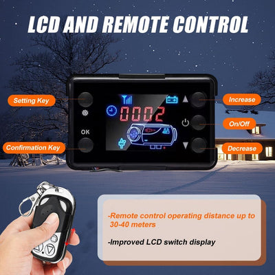 12 V Auto Heizung LCD Schalter Controller, LCD Display Schalter für Auto Luft Diesel Heizung Parkhei