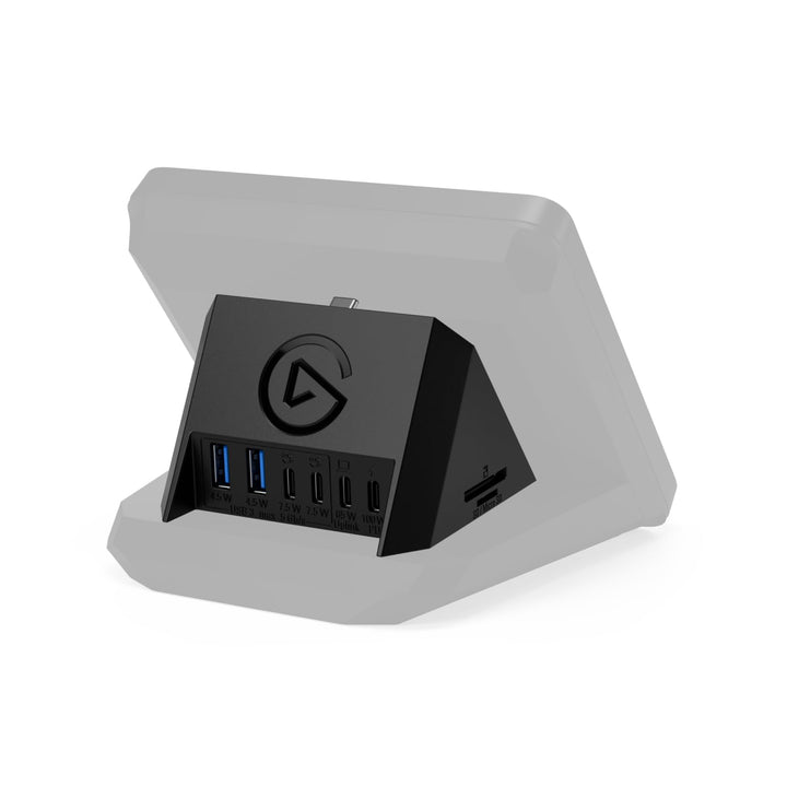 Elgato USB Hub – Für Stream Deck +, 2 USB-C-Anschlüsse/2 USB-A-Anschlüsse, Stromversorgung, SD-/micr
