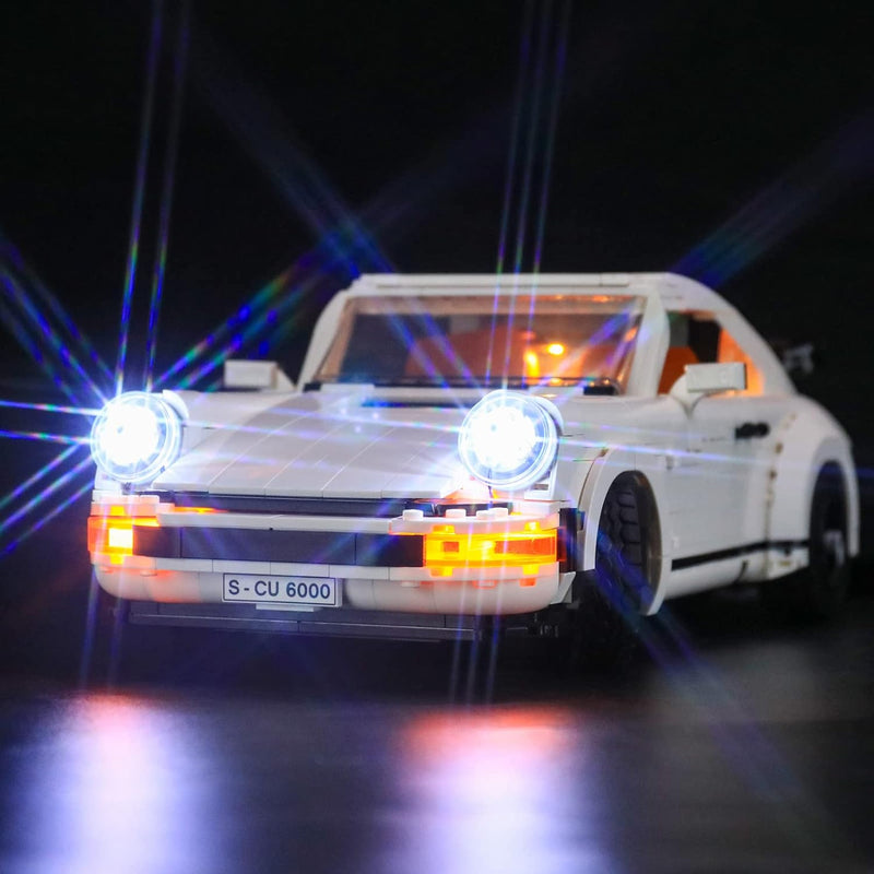 GEAMENT LED-Licht-Set für 2021 Porsche 911 – kompatibel mit Lego 10295 Creator Expert Modell (Lego S