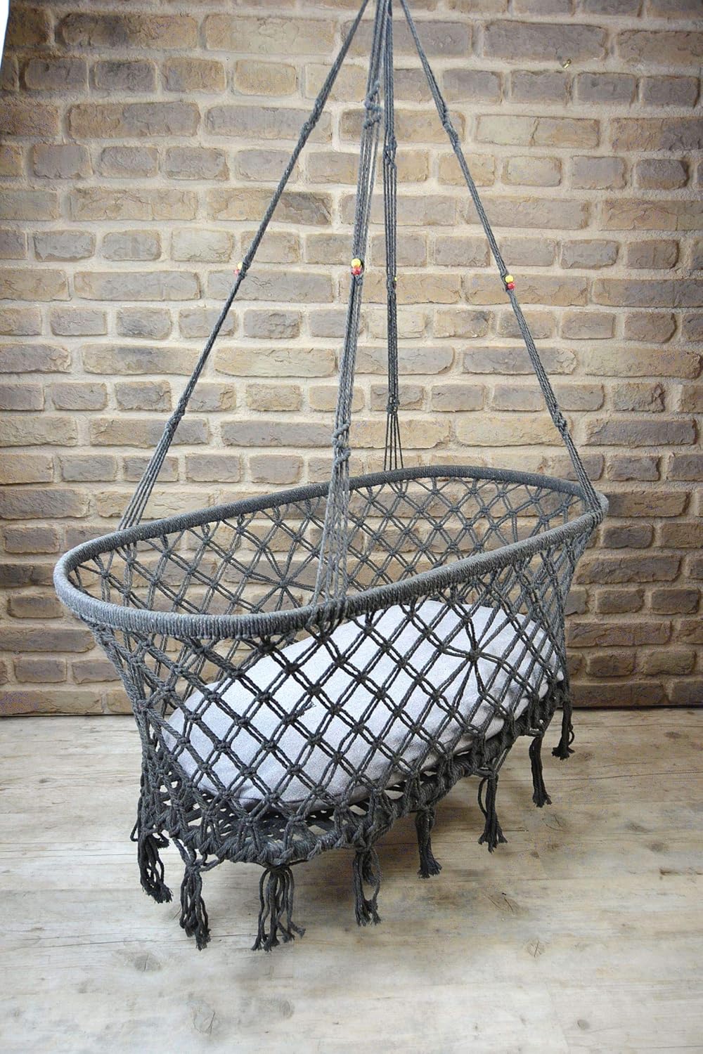 Livitat Babyschaukel Indoor Bettchen Hängebett mit Matratze - Hängeschaukel Babywiege Nestschaukel E