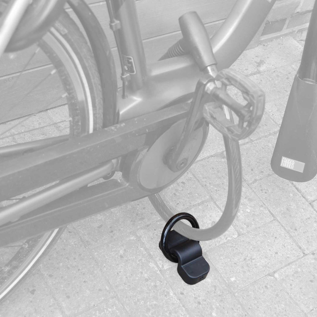 Filmer, 49421, Wand- und Bodenanker für Fahrradschlösser und -ketten zum sicheren Anschliessen von Z