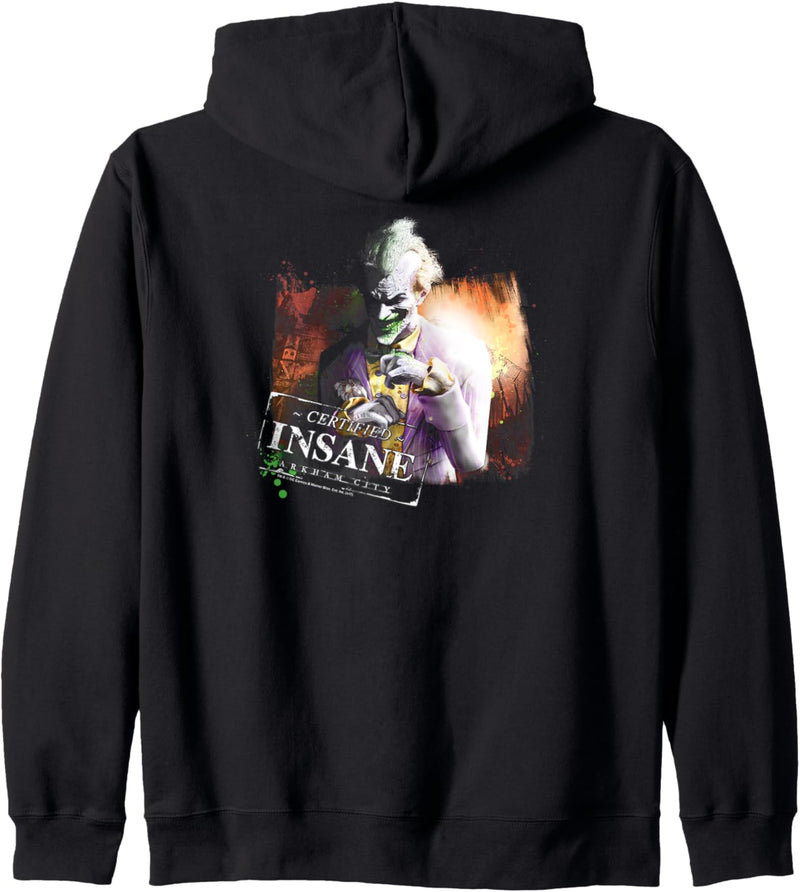 Batman: Arkham City The Joker Certified Insane Kapuzenjacke